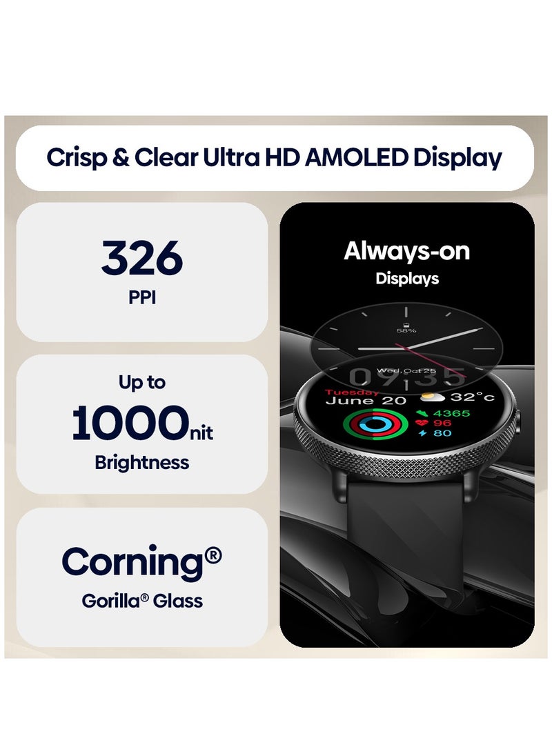 Zeblaze - Smart Watch 1.43'' AMOLED Smart Watches for Women Smartwatch with Bluetooth Make/Answer Calls Fitness Modes and Sleep Modes Multi-app Message Reminder Multi Language 260 mAh - Image 1