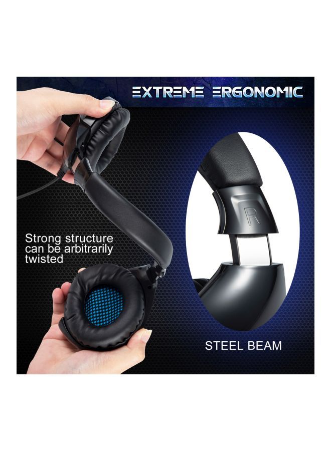 NIBEMINENT Over-Ear Wired Gaming Headset For PS4/PS5/XOne/XSeries/NSwitch/PC - Image 4