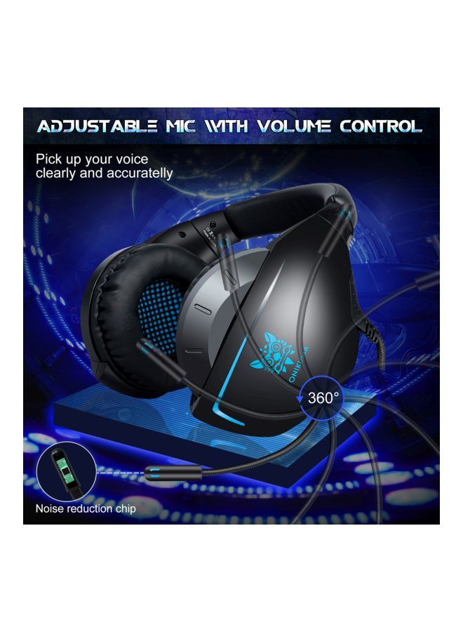 NIBEMINENT Over-Ear Wired Gaming Headset For PS4/PS5/XOne/XSeries/NSwitch/PC - Image 2