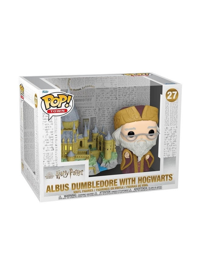 Funko فنكو بوب تاون: هاري بوتر الذكرى العشرون - ألبس دمبلدور مع هوغوورتس - تمثال فينيل قابل للجمع - فكرة هدية - منتجات رسمية - ألعاب للأطفال والبالغين - عشاق الخيال - Image 1