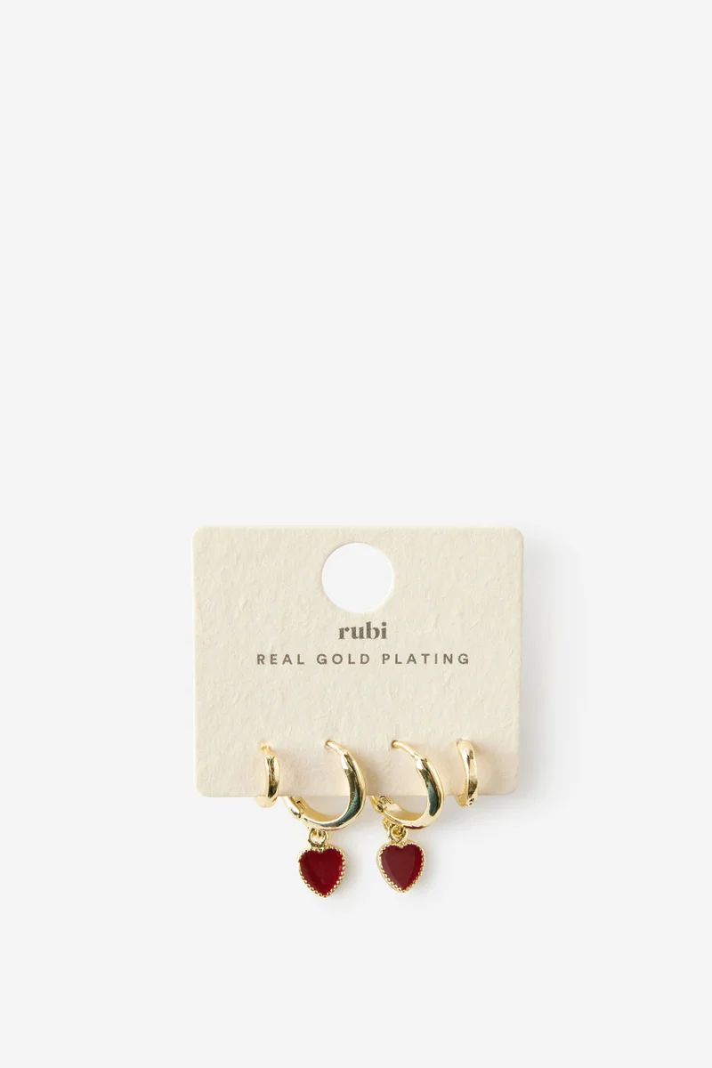 روبي 2Pk Mid Earring