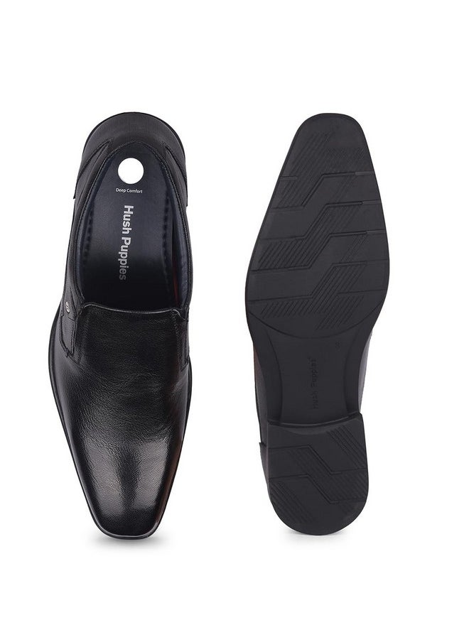 Hush Puppies - Hush Puppies Boston Slipon 2.0 Mens Black - 10 UK - Image 1