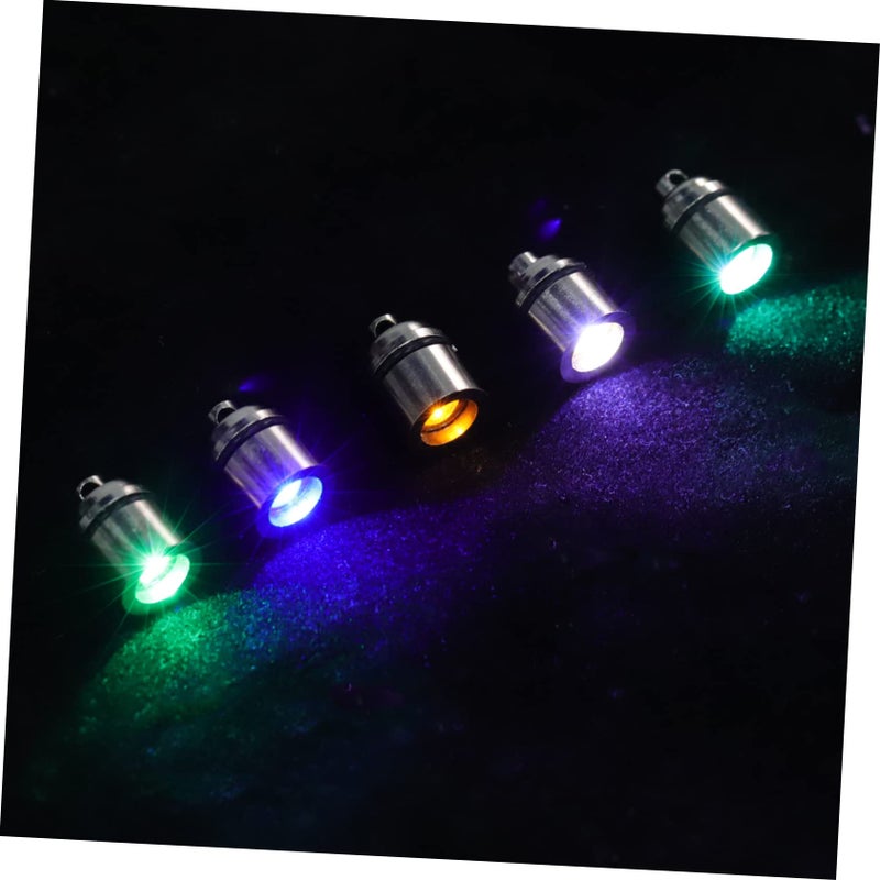 9 قطعة مصباح يدوي صغير بمصابيح LED سلسلة مفاتيح ضوء محمول سحر مشروع DIY - Image 4