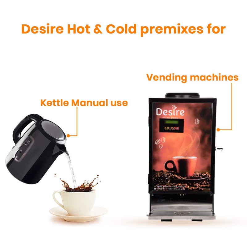 Desire Diet Tea Cardamom flavoured Instant Premix 500 GMS for manual and vending machine usage - Image 4