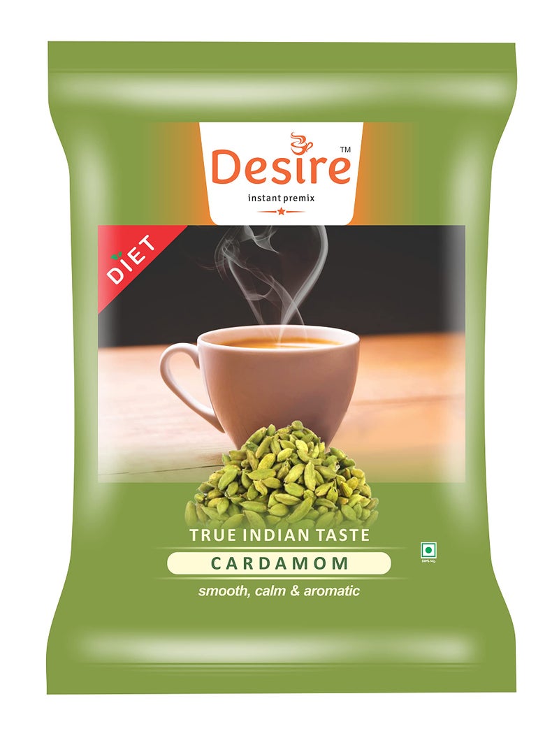 Desire Diet Tea Cardamom flavoured Instant Premix 500 GMS for manual and vending machine usage - Image 1