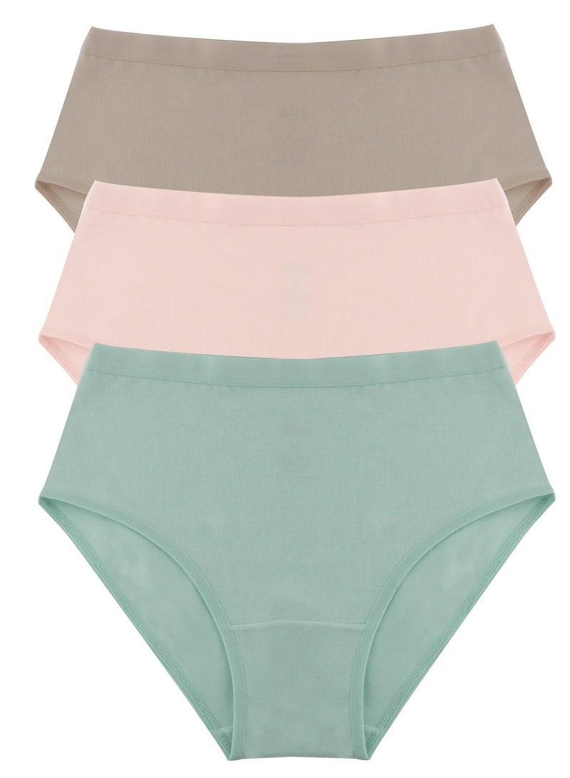 Milk Milk® Women Briefs Underwear Bundle of 6 Plain Colored Briefs  - Image 2