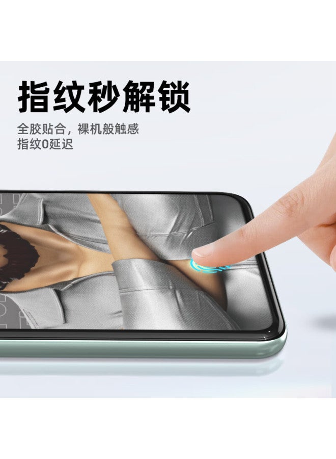 Blueo Blue Gorilla Tempered Glass Screen Protector For Huawei Mate60 Pro/pro+/rs, Curved Full Adhesive Anti-fingerprint Shatterproof Protective Film - Image 4