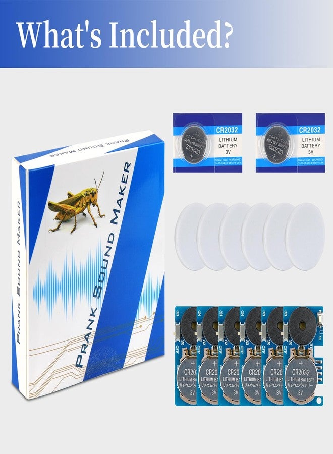 Solvio Cricket Noise Maker Prank (6 Pack) - Long Lasting Hidden Beeping Prank Devices for Office, Home, April Fools, Gag Gifts & Funny Pranks for Adults - Image 2