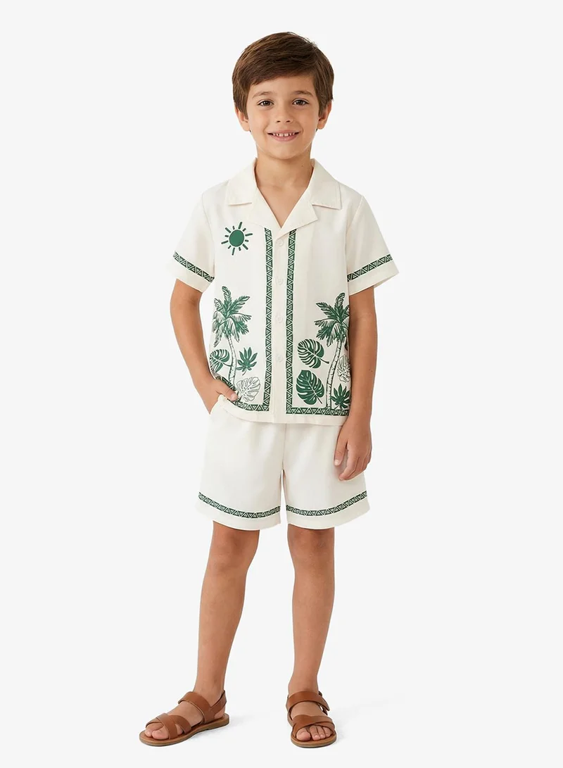 بنياتا طقم منتجع قصير