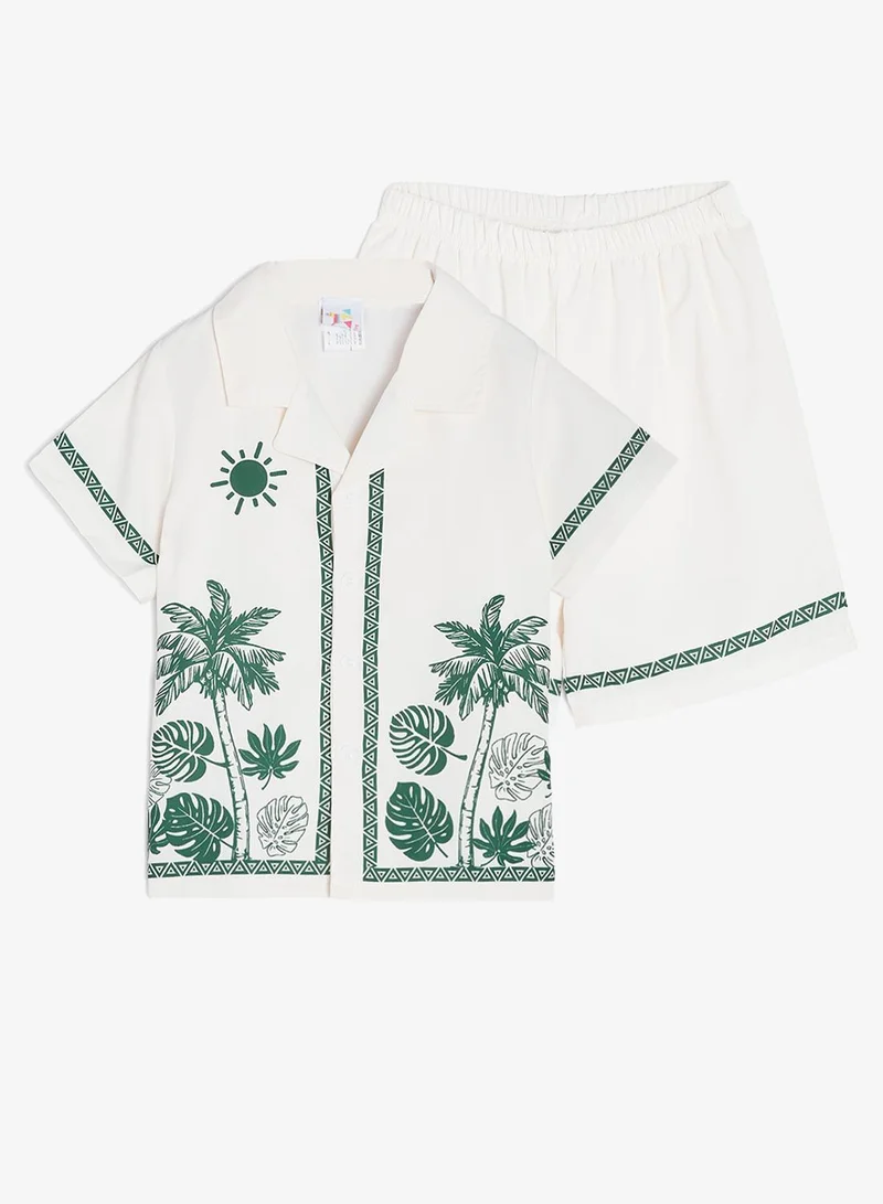 بنياتا طقم منتجع قصير