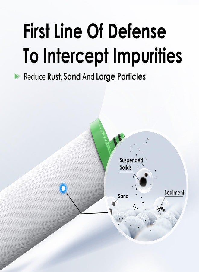 ووتر دروب فلتر مياه Waterdrop أسفل الحوض بديل لـ TST-UF، 2 PP + 1 فلتر فائق الترشيح + 1 فلتر مياه كربوني - Image 4