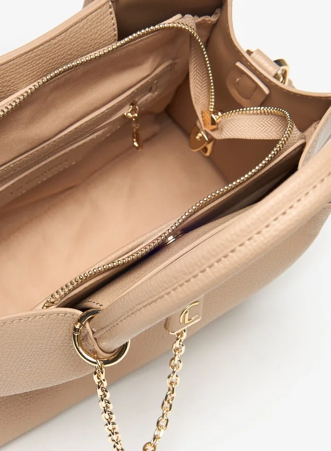 Le Confort Tote Bag with Zip Closure and Detachable Strap