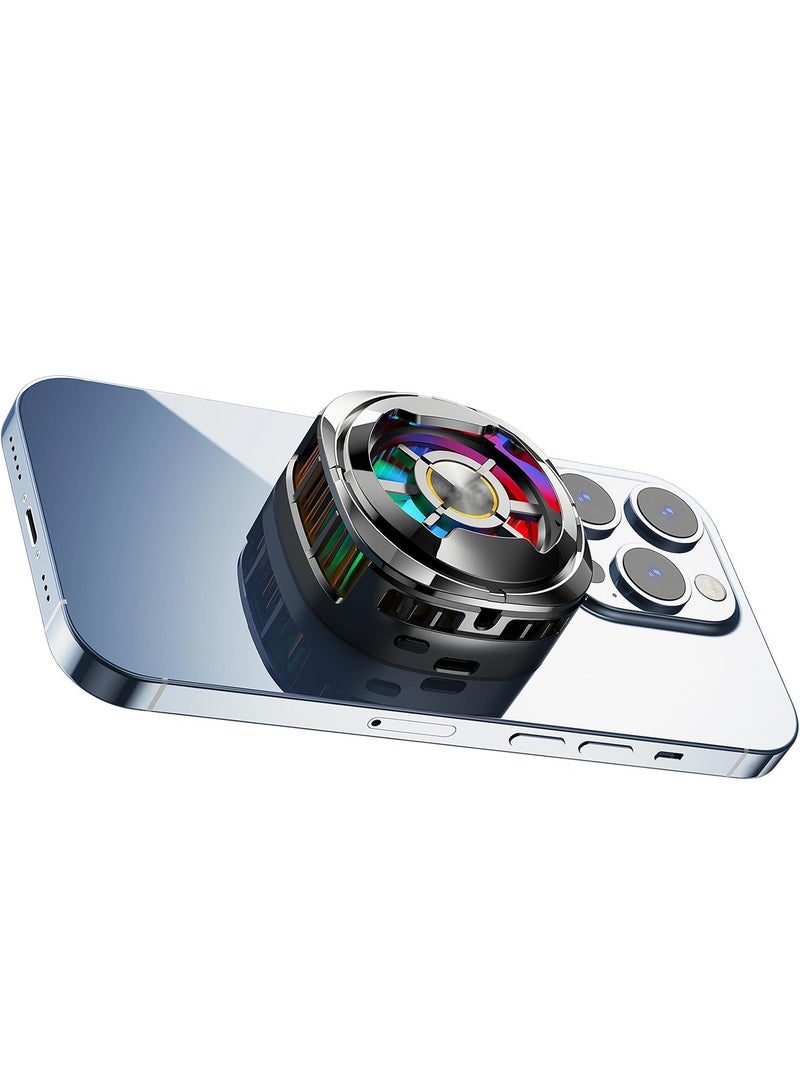 CX06 Magnetic Mobile Phone Cooler – Semiconductor Dual-Cooling Radiator with Fast Heat Dissipation, Silent Fan for Gaming, Live Streaming, and Long Sessions