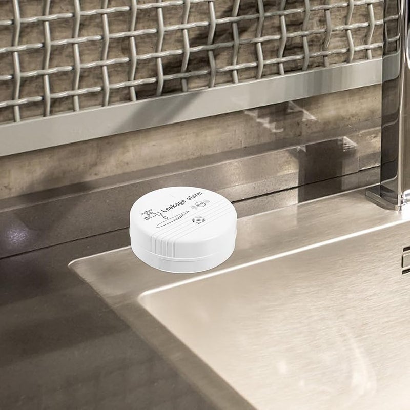 Water Leak Detector Alarm Sensor for Home Basement Kitchen Bathroom No Installation Needed - Image 5