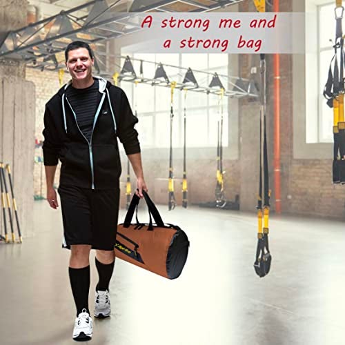 Jager_Smith Jager-Smith GB 700 Multipurpose Gym Bag with Shoe Compartment (Mud Brown) - Image 5