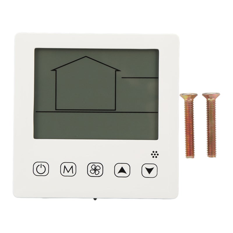 Air Conditioner Thermostat Clear LCD Display Temperature Humidity Detection Air Conditioning Control Panel 220V - Image 1