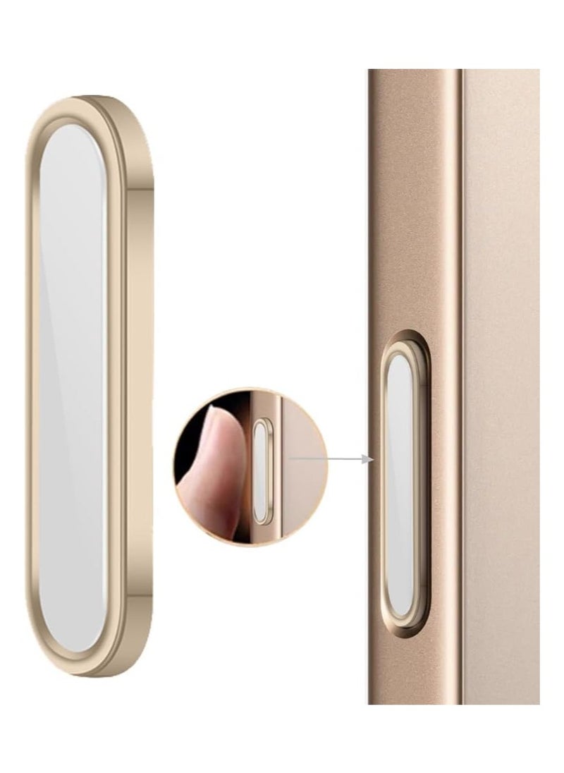 Generic Alloy Metal Touch Cover Protector for Sensitive Camera Control Capture Button (Universal for iPhone 16 /pro/Max/Plus ) Anti-Scratch Phone Accessories Lens (White,1 pcs)  - Image 1