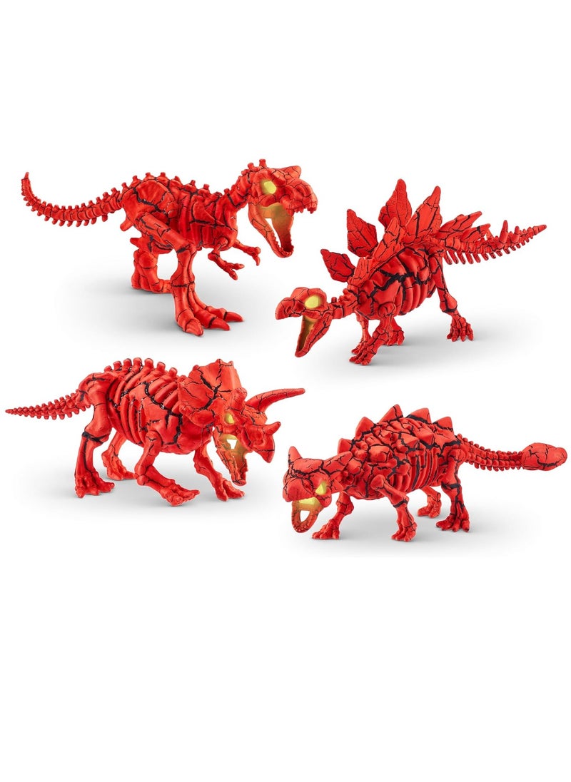 ino Fossil FIND Series 2 Surprise Dinosaur Egg Volcano Assorted (T-REX, Ankylosaurus, Triceratops, Stegosaurus)