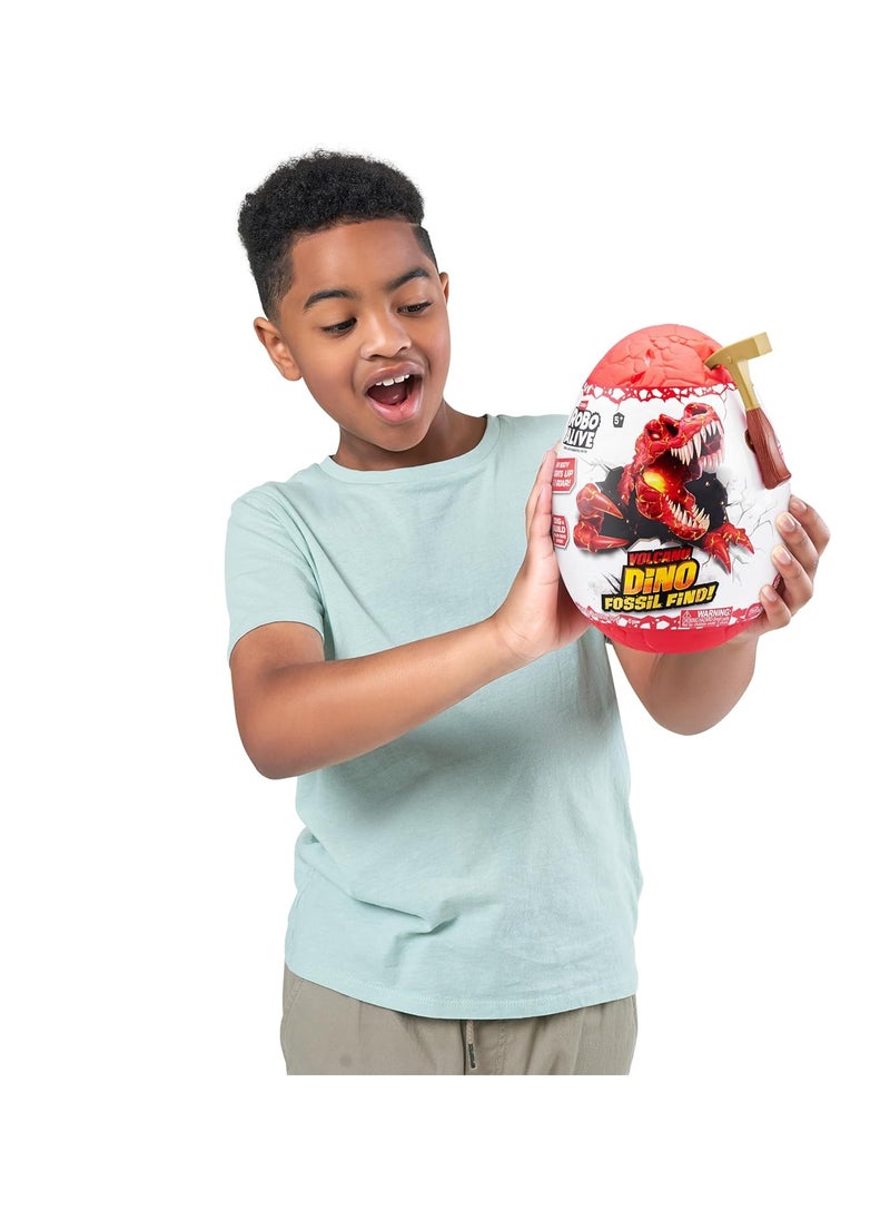 ino Fossil FIND Series 2 Surprise Dinosaur Egg Volcano Assorted (T-REX, Ankylosaurus, Triceratops, Stegosaurus)