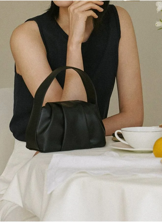 ستايلي Fold Pleat Detail Handbag