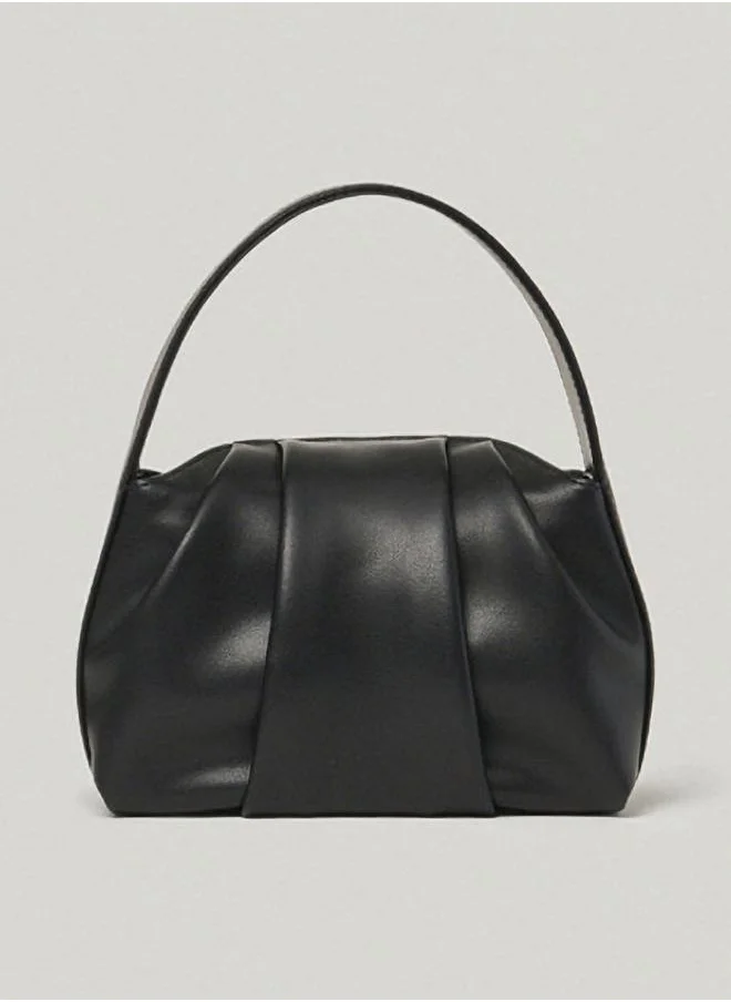 ستايلي Fold Pleat Detail Handbag