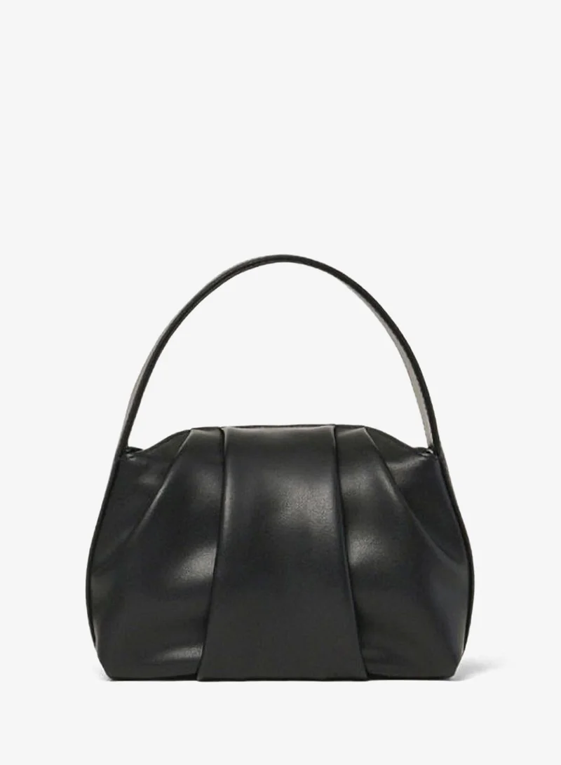 Styli Fold Pleat Detail Handbag