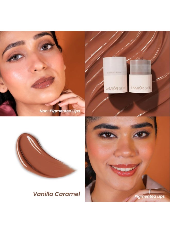 Lamior Overnight Lip Mask for Deep Hydration & Plumping | Butter Soft Lip Recovery Mask with 2% Peptide & 5% Vitamin-E | Moisturising Lip Care for Dry & Pigmented Lips - Image 4