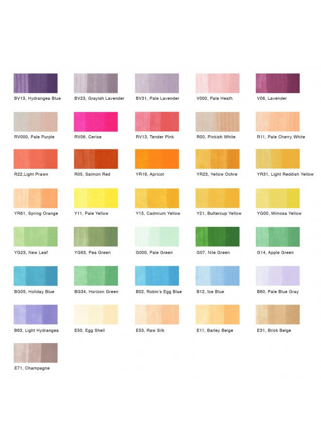 Copic Markers Ciao 36-Piece Marker (Set C) - Image 3