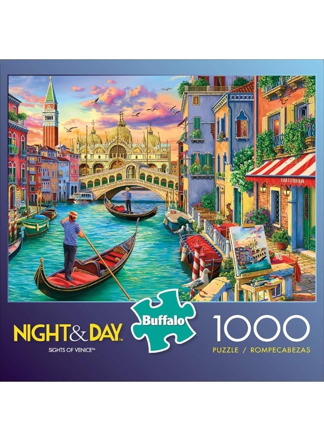 Buffalo Games - Image World - Sights of Venice - 1000 Piece Jigsaw Puzzle for Adults Challenging Puzzle Perfect for Game Nights - Image 1