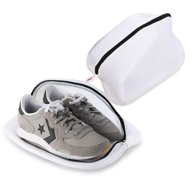 Lystin 2Pack Shoes Wash Bags Premium Laundry Bag for ShoesSneakers for Washing Machine with Durable Zipper High Protection Washing Bag for Storage  Travel