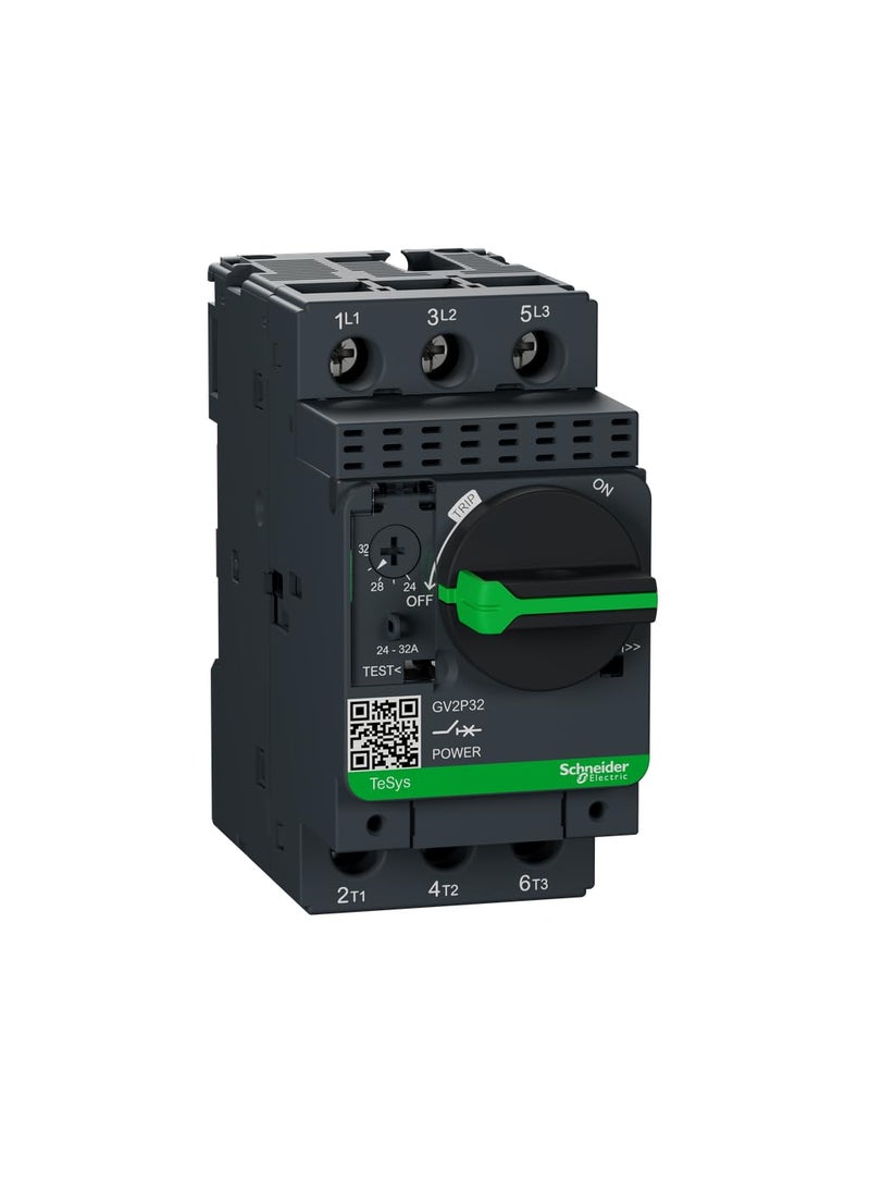 Schneider Electric Schneider Electric GV2P32 GV2P MOTOR CB THERMMAG 2432A ROT HANDL  - Image 1