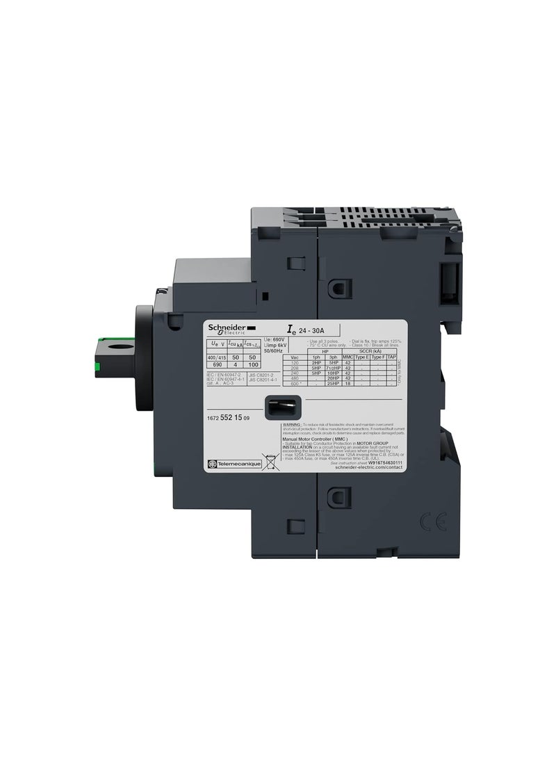 Schneider Electric Schneider Electric GV2P32 GV2P MOTOR CB THERMMAG 2432A ROT HANDL  - Image 4