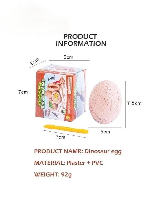 12-Piece Dinosaur Dragon Eggs Set,Dinosaur Eggs Toys, Dino Eggs Kits Crack Novelty Toy Mini Dino Egg for Boys Girls Toys Party Favor (Multi-Color) - Image 5
