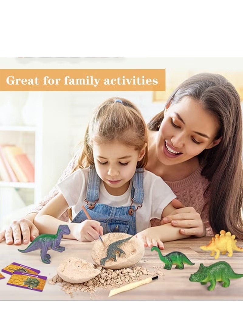 12-Piece Dinosaur Dragon Eggs Set,Dinosaur Eggs Toys, Dino Eggs Kits Crack Novelty Toy Mini Dino Egg for Boys Girls Toys Party Favor (Multi-Color) - Image 2