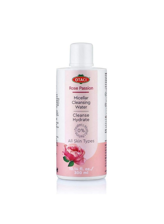 OTACI Rose Passion Micellar Cleansing Water, Face Cleansing Makeup Skin Remover Wash Rosewater Hydrating Moisturizer - Image 1