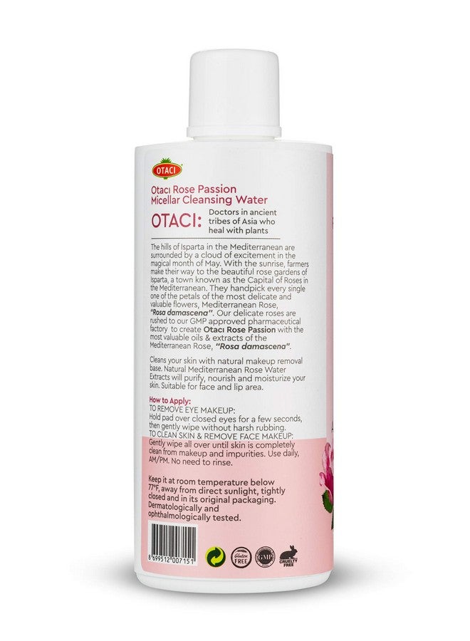 OTACI Rose Passion Micellar Cleansing Water, Face Cleansing Makeup Skin Remover Wash Rosewater Hydrating Moisturizer - Image 3