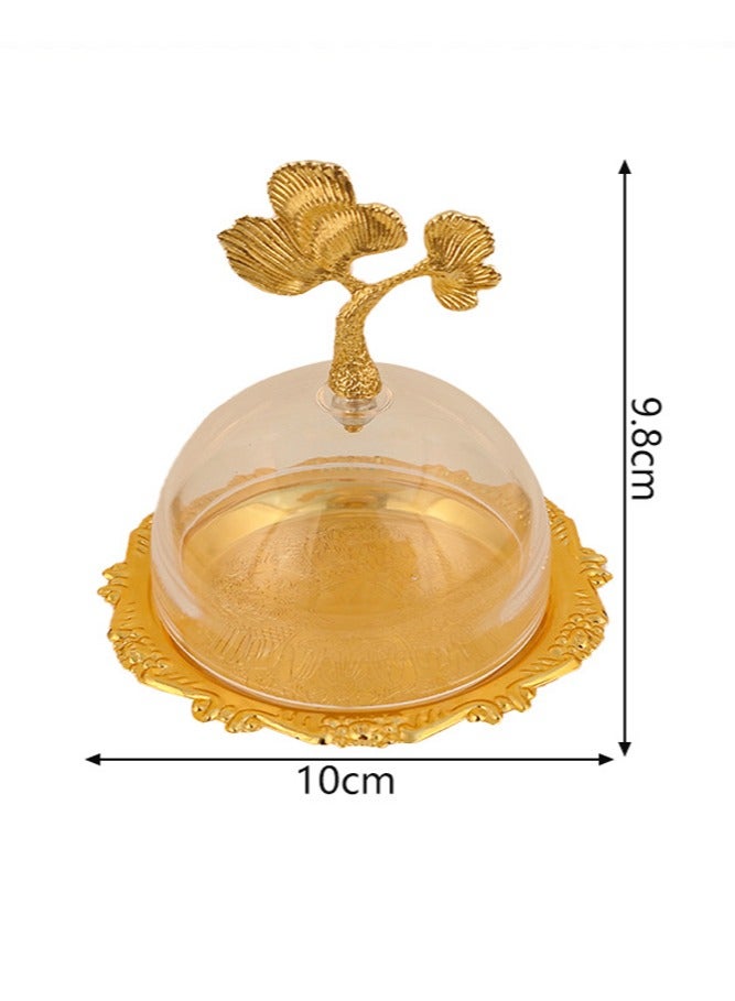 عام صحن حلويات شفاف على الطراز الكلاسيكي، يُستخدم لتخزين المكسرات والوجبات الخفيفة على طاولة غرفة المعيشة، أنيق ومناسب للاستخدام المنزلي. - Image 4