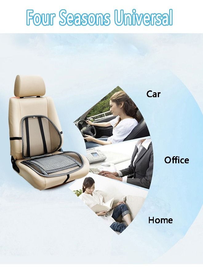 Generic - Cool Chair Seat 3d Air Mesh Summer Car Nylon Wire Cushion Breathable Lumbar Support Seat Car Cushion Pad Home Office Chair Wheelchair - Image 1