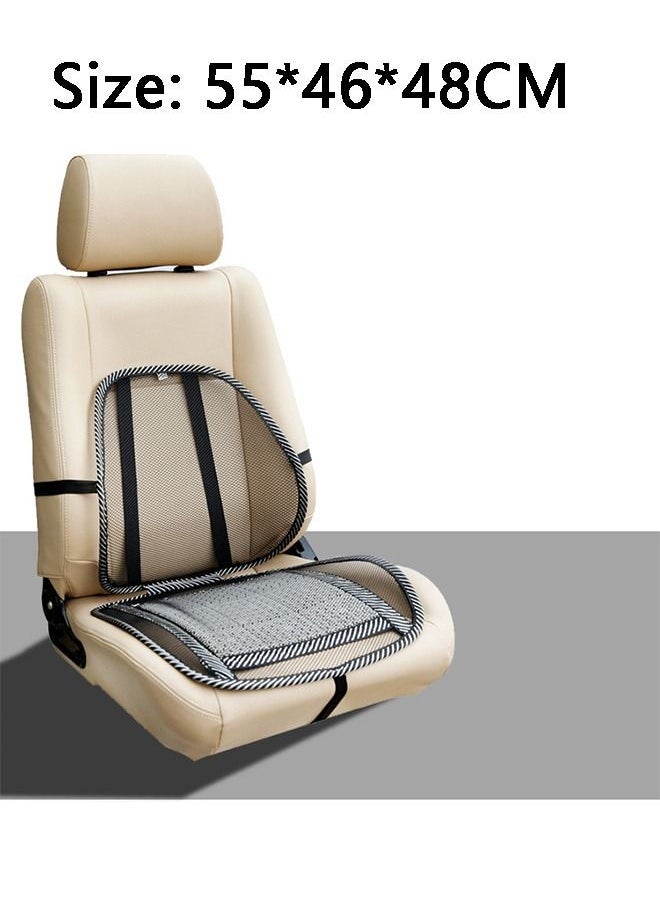 Generic - Cool Chair Seat 3d Air Mesh Summer Car Nylon Wire Cushion Breathable Lumbar Support Seat Car Cushion Pad Home Office Chair Wheelchair - Image 1