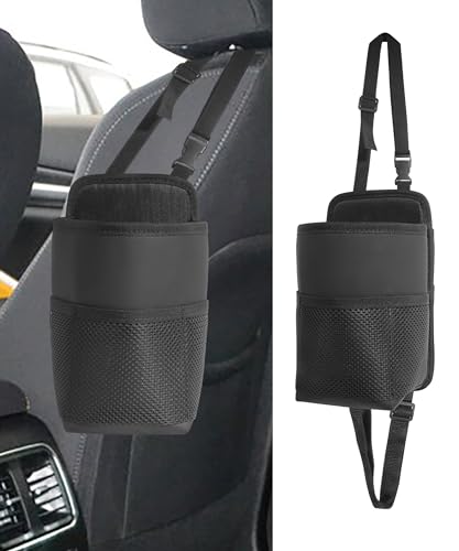 bylikeho Car Cup HolderCup Holder for CarCar Seat Cup HolderCar Accessories 2 in 1 Large Back Seat Cup Holders for CarsHanging Mini Car Seat Side Organizer - Image 1