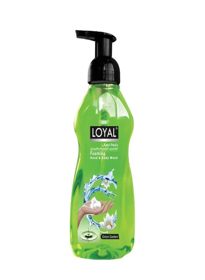 LOYAL Automatic Foaming Hand & Body Wash, 500ml (Green Garden) - Image 1