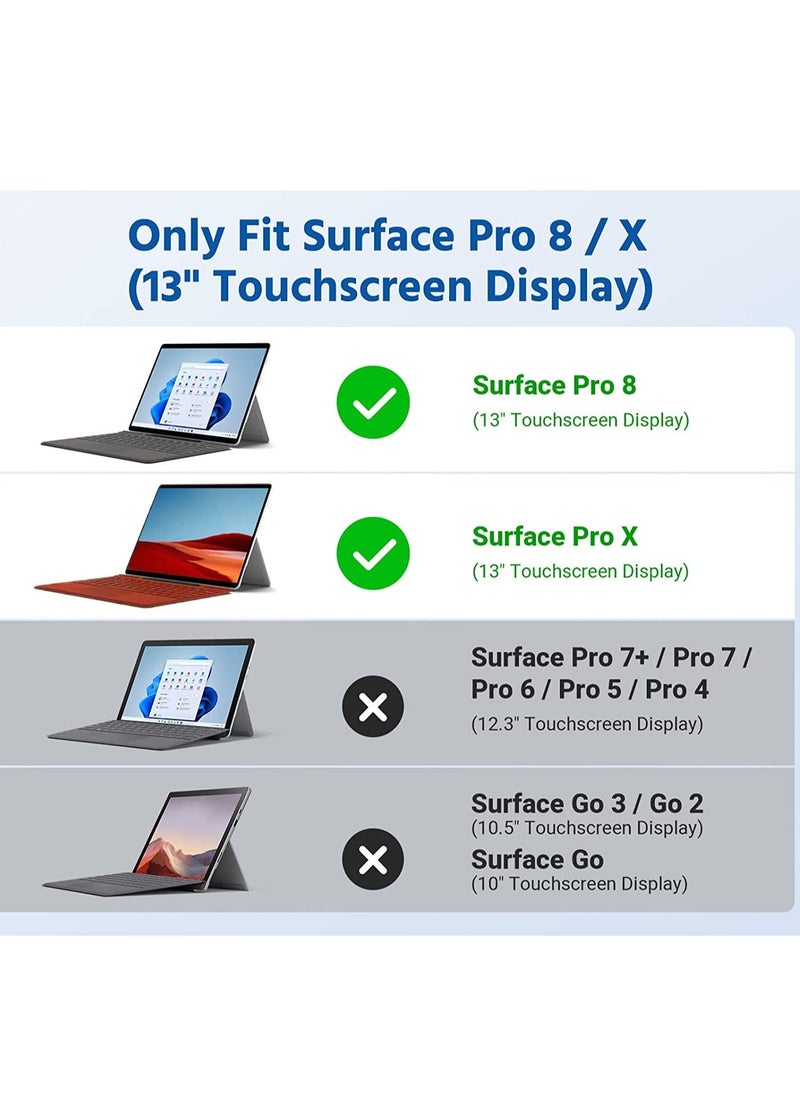 1Pack Feel-Paper Screen Protector Compatible with Microsoft Surface Pro 11/10 2024/Pro 9 2022 / Pro 8 2021 /Pro X 2021&2019, Anti-Glare Anti-Scratch PET Film, Surface Pen Support - Matte Clear  - Image 4