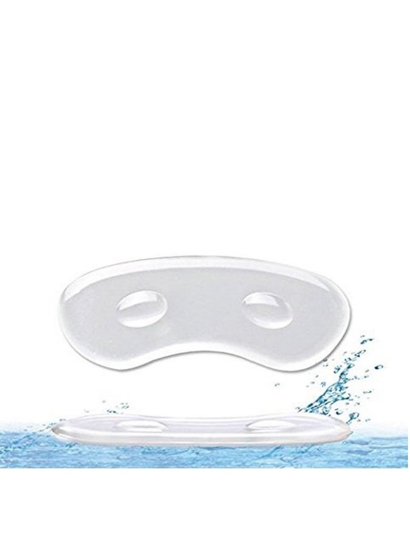 Generic One Pair Transparent Gel Cushion Shoe Pads Clear Heel Stickers Self-Adhesive Arc-Shaped High Heel Sticker Anti-wear Foot Stickers for High Heel  - Image 4