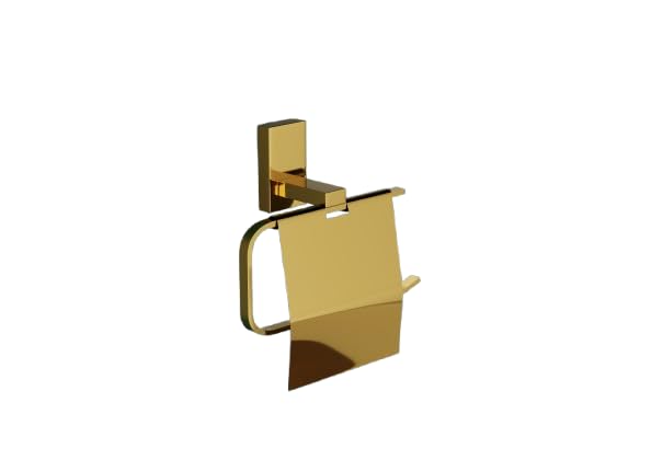 Cordial 304 Grade Stainless Steel Tissue/Toilet Paper Roll Holder/Bathroom Accessories (PVD Gold) - Image 1