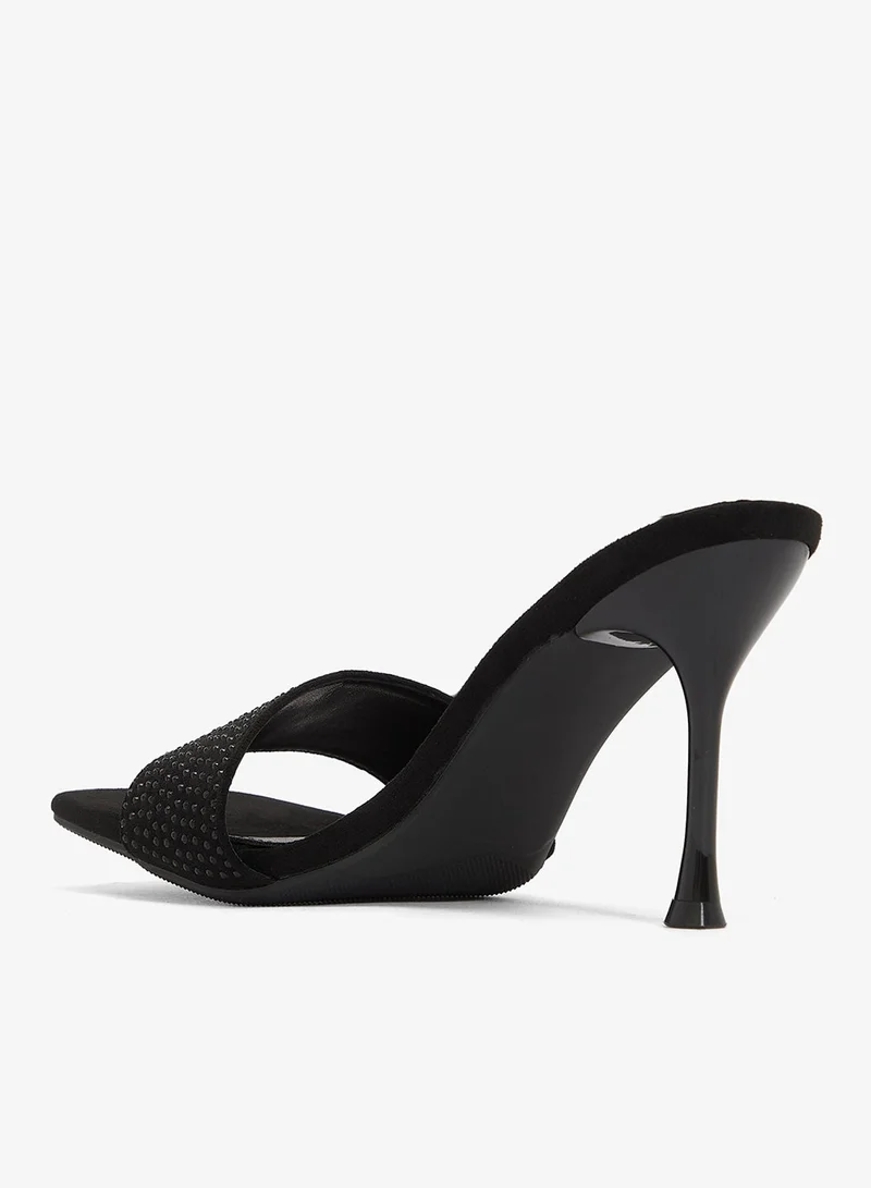 Ella Limited Edition Rhinestone Embellished Mid Heels