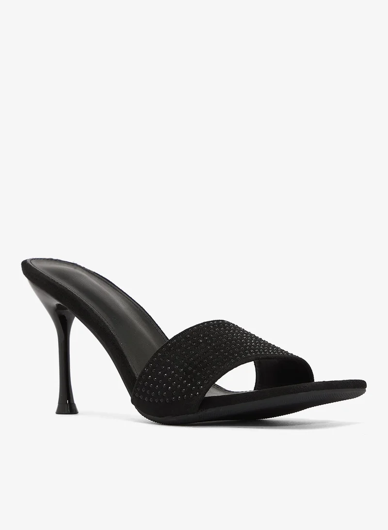 Ella Limited Edition Rhinestone Embellished Mid Heels
