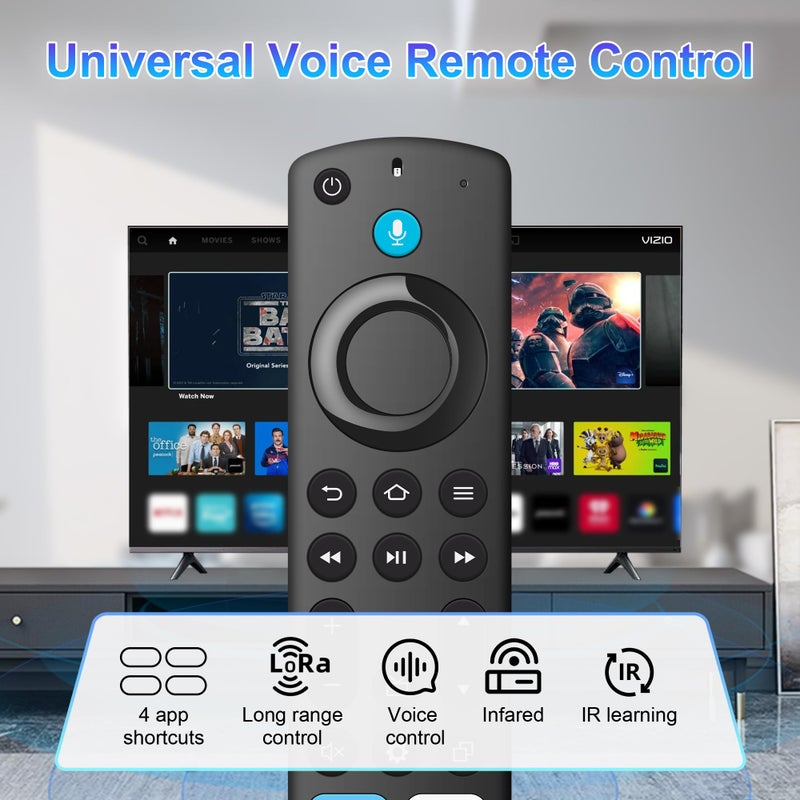 SZILBZ Replacement Voice Remote Control for All-Insignia-FireSeries & TV Stick(2nd/3rd Gen/4K Select/Plus/Lite/4K Max)/NS-RCFNA-21 Remote for Pioneer/Hisense/Omni-FireSeries Smart TV 3rd Gen and Cube - Image 4