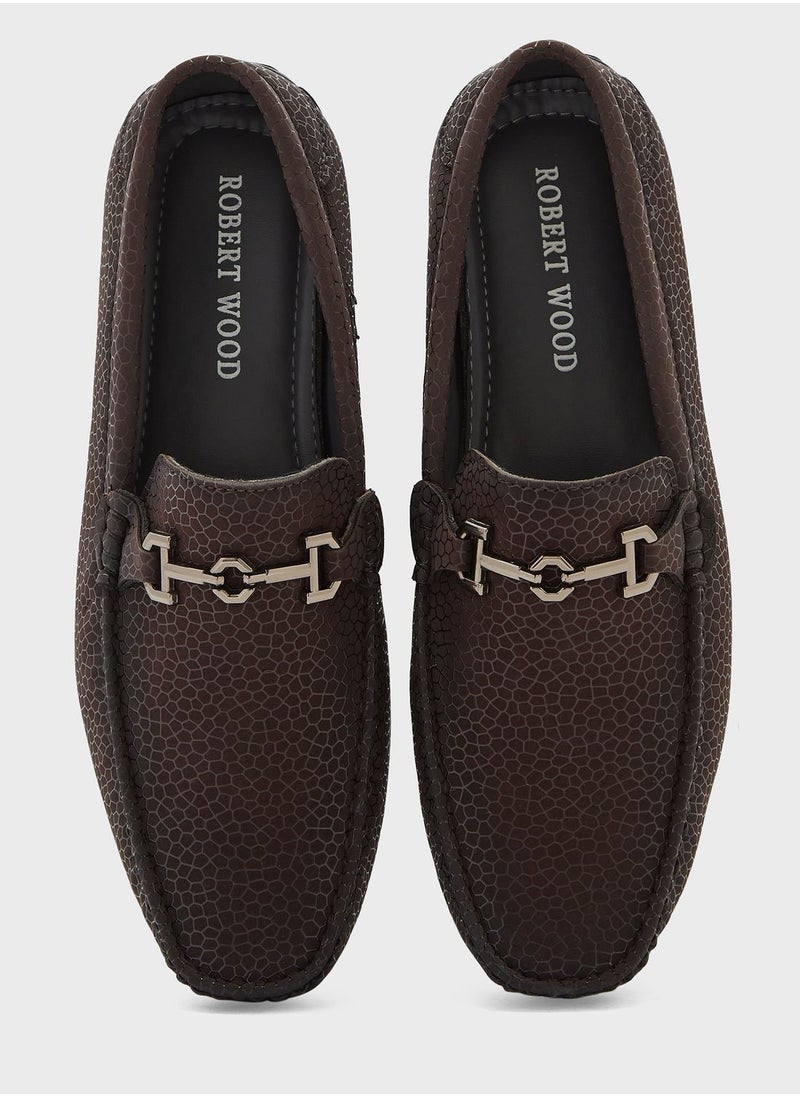 Robert Wood - Trim Detail Casual Loafers - Image 1