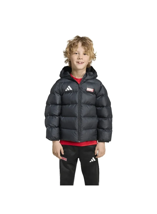 Adidas Adidas Adidas Marvel Spider-Man Jacket Kids Black Jacket (Technical Filled) Jackets For Kids