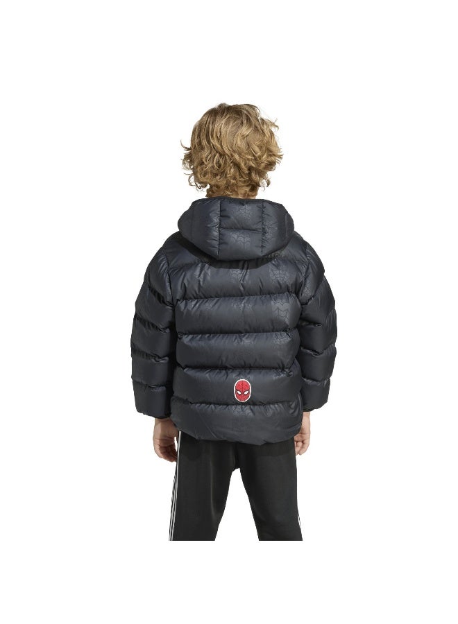 Adidas Marvel Spider-Man Jacket Kids Black Jacket (Technical Filled) Jackets For Kids - Image 3